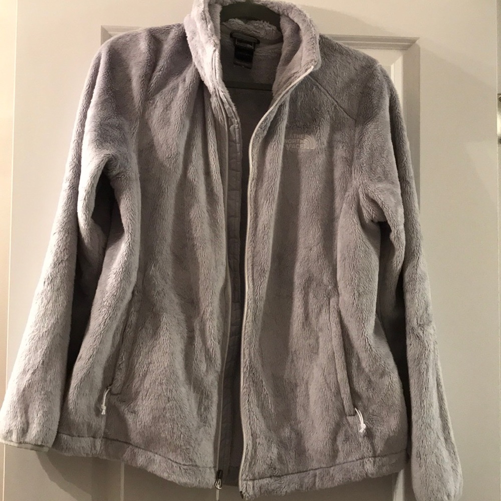 North face fuzzy jacket